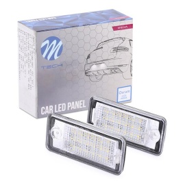 Set Lampi Numar Inmatriculare Led M-Tech Audi A8 4H2, 4H8, 4HC, 4HL 2009→ CLP012